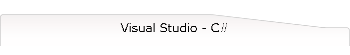 Visual Studio - C#