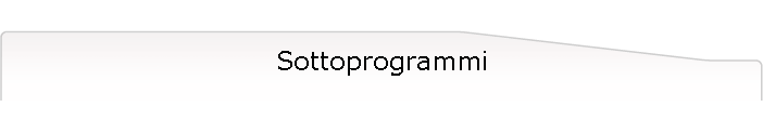 Sottoprogrammi